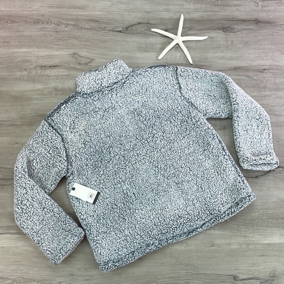 🔆RIP CURL🔆 DARK N STORMY 1/4 ZIP CREW SWEATER JACKET - Picture 16 of 16